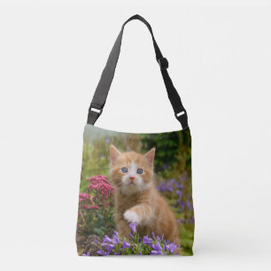 Sac Ajustable Chaton mignon de chat de gingembre dans une photo