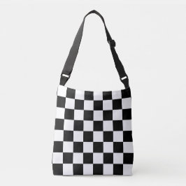 Sac Ajustable Checkered noir et blanc