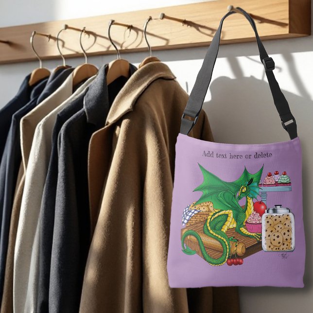 Sac Ajustable Chef pâtissier Dragon Vert (Créateur téléchargé)
