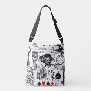 Sac Ajustable cheshire cat classique alice dans l'art du pays de