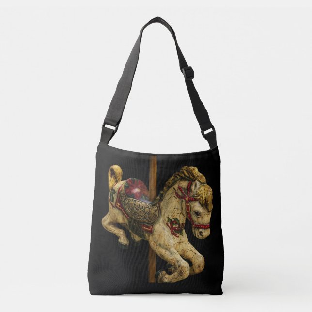 Sac Ajustable Cheval antique de carrousel (Devant)