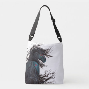 Sac Ajustable Cheval frison majestueux Fourre-tout par Bihrle