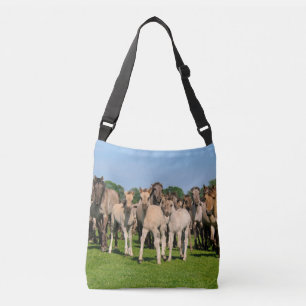 Sac Ajustable Chevaux Dulmen en troupeau sauvage avec de mignons