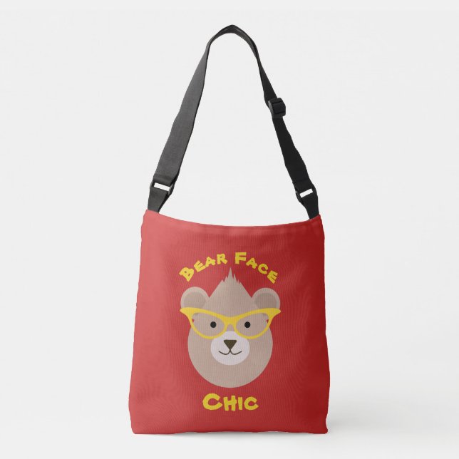 Sac Ajustable Chic visage ours (Devant)