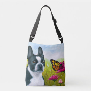 Sac Ajustable Chien 134 Boston Terrier Cross Body Bag
