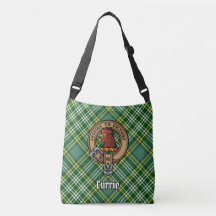Cimier de coq Clan Currie sur Tartan
