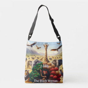 Sac Ajustable Citation d'une femme afro-américaine : Je suis la