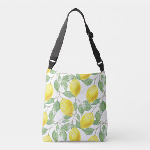 Sac Ajustable Citrons et aquarelle Feuille