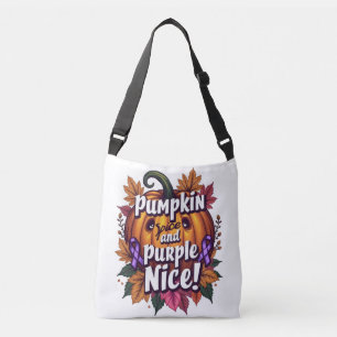 Sac Ajustable Citrouille Épicée et Violet Sympa: Drôle de Sensib