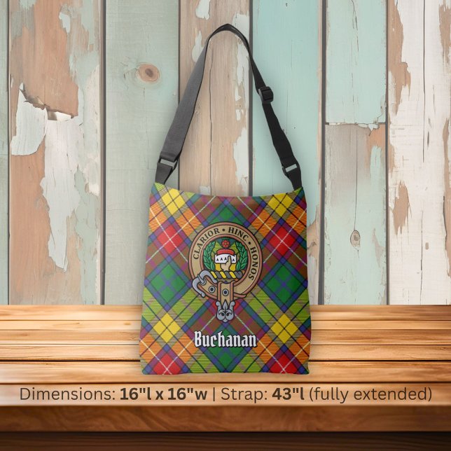 Sac Ajustable Clan Buchanan Crest sur Tartan (Créateur téléchargé)