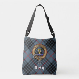 Sac Ajustable Clan MacKay Crest sur Blue Tartan
