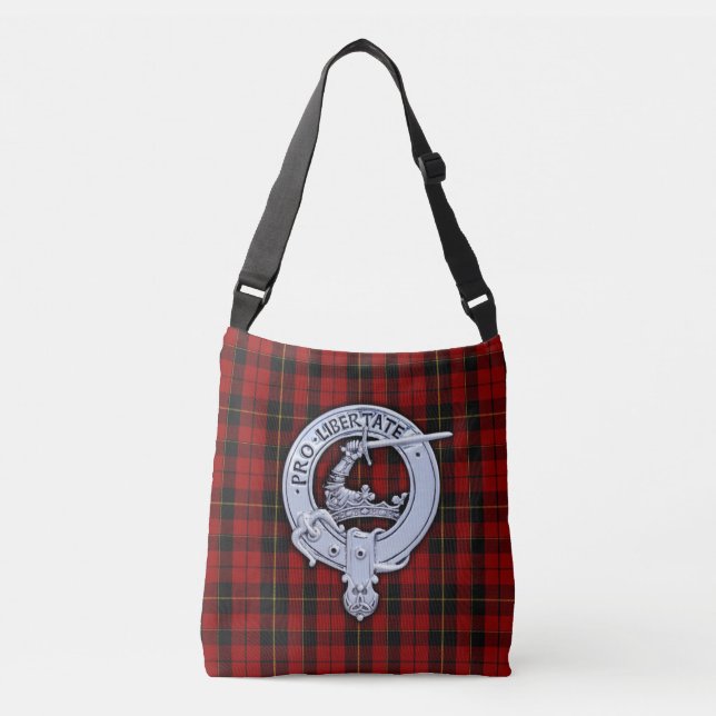 Sac Ajustable Clan Wallace Crest & Tartan (Devant)
