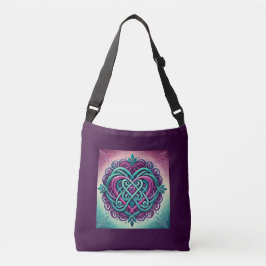 Sac Ajustable Coeur celtique pourpre
