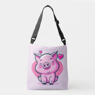 Sac Ajustable Coeurs de cochon rose joyeux Valentine Inspiré  