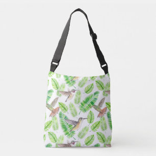 Sac Ajustable Colibris et feuilles tropicaux