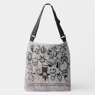 Sac Ajustable Collection de pétroglyphes Masques et têtes