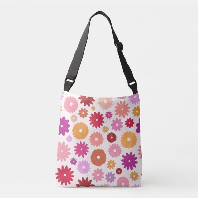 Sac Ajustable Colorful Blooms Large Pattern (Devant)