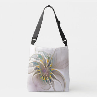 Sac Ajustable Colorful fractal ornament. Flower art