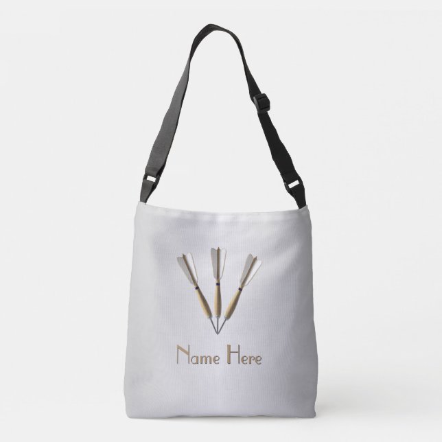 Sac Ajustable Conception de fléchettes Monogram argentées (Dos)