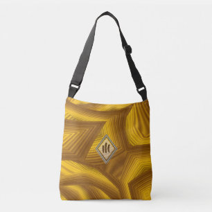 Sac Ajustable Conception géométrique Abstraite orange Brown