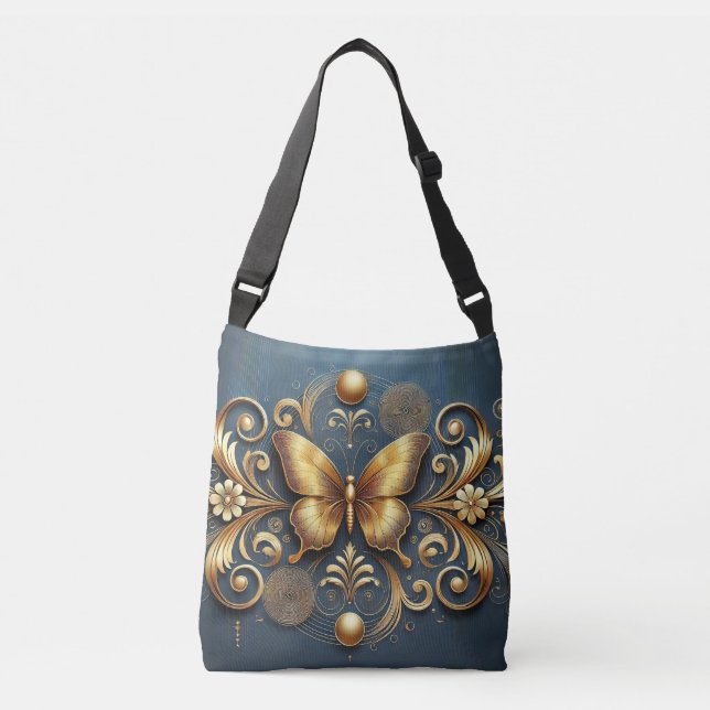Sac Ajustable Conception Papillon Doré (Devant)