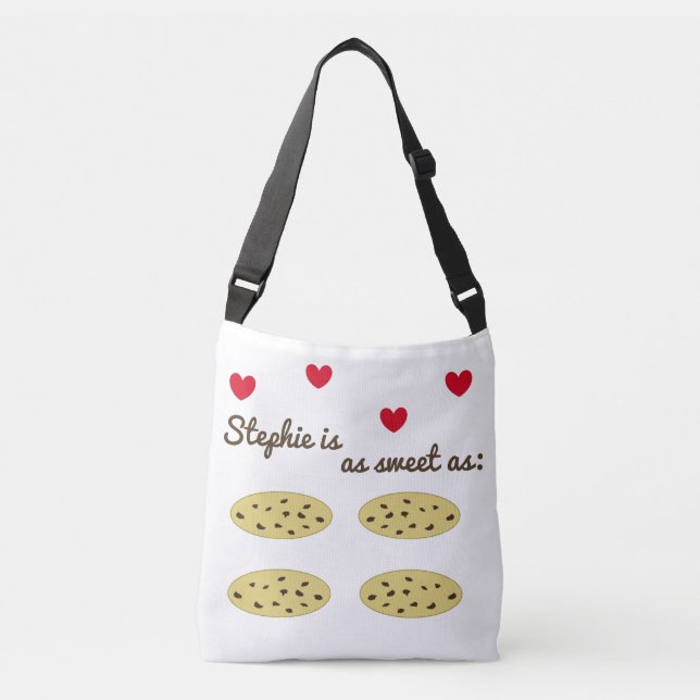 Sac Ajustable Cookies et cœurs sucrés (Devant)