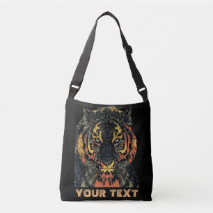 Sac Ajustable Cool Tiger Face Art Ajouter Votre Propre Texte