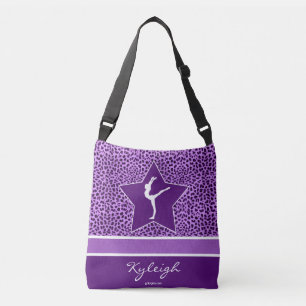 Sac Ajustable Copie pourpre de guépard de gymnastique avec le