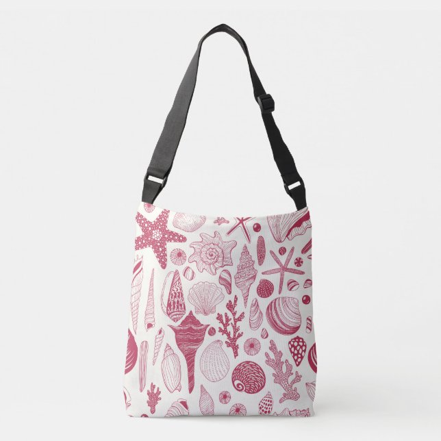 Sac Ajustable Coquillages à Viva Magenta - Couleur de l'année 20 (Devant)