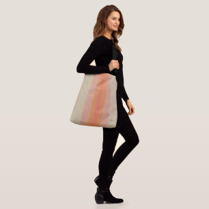 Sac Ajustable Corail moderne rayé beige