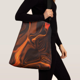 Sac Ajustable Courbes ou ondulations corail, sur fond sombre