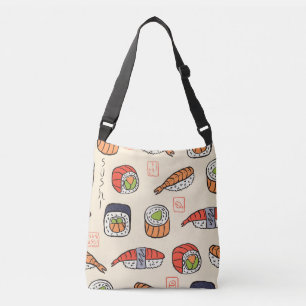 Sac Ajustable Cuisine sushi, design motif sans soudure.