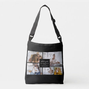 Sac Ajustable Custom 5 Photos Typographie Holiday