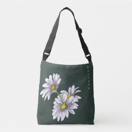 Sac Ajustable Custom Watercolor Daisy Floral Boho Christmas Gift
