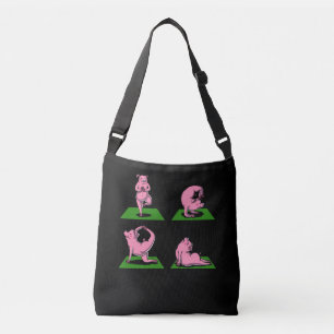 Sac Ajustable Cute Cochon Yoga Poses Animaux De Ferme Drôle