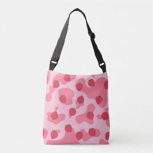 Sac Ajustable Cute Kawaii Motif de la vache fraise