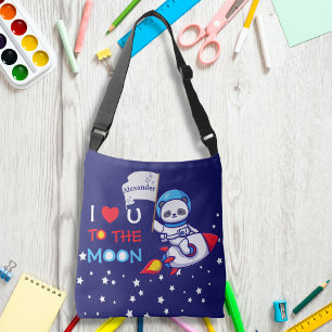 Sac Ajustable Cute Panda Ours Astronaut Sur Rockship Kids