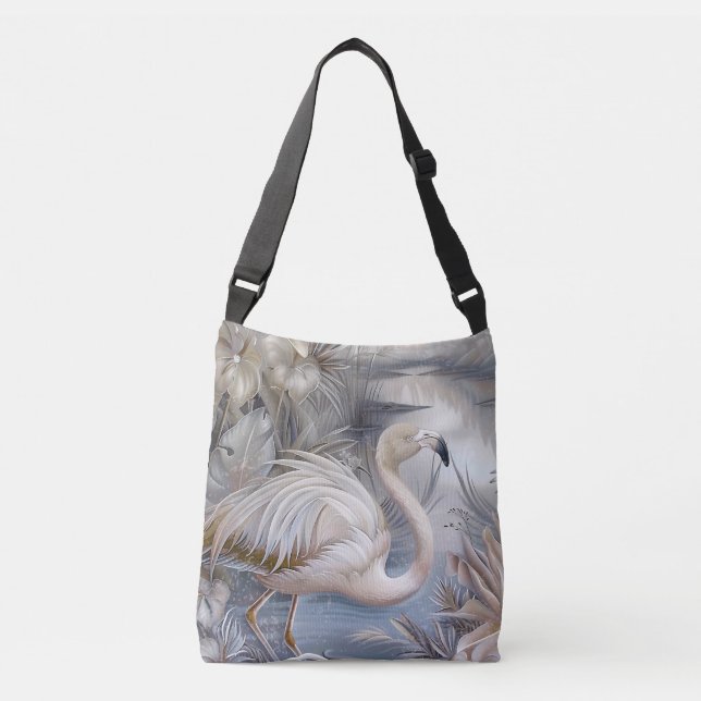Sac Ajustable Cute Pastel Safari Wild Whimsical Animaux Flamant  (Devant)