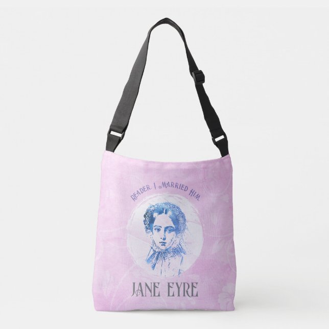 Sac Ajustable Cute Pink Jane Eyre Portrait Reader Je L'Ai Marié (Devant)