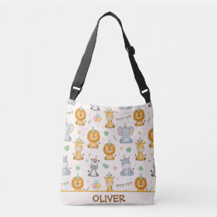 Sac Ajustable Cute Safari Party Animaux Jungle Anniversaire