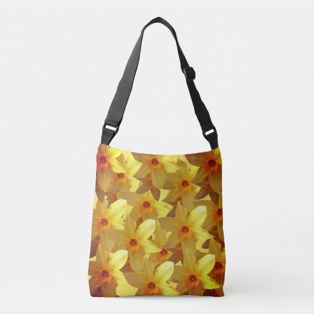 Sac Ajustable Daffodiques en fleurs Fourre-tout (Devant)