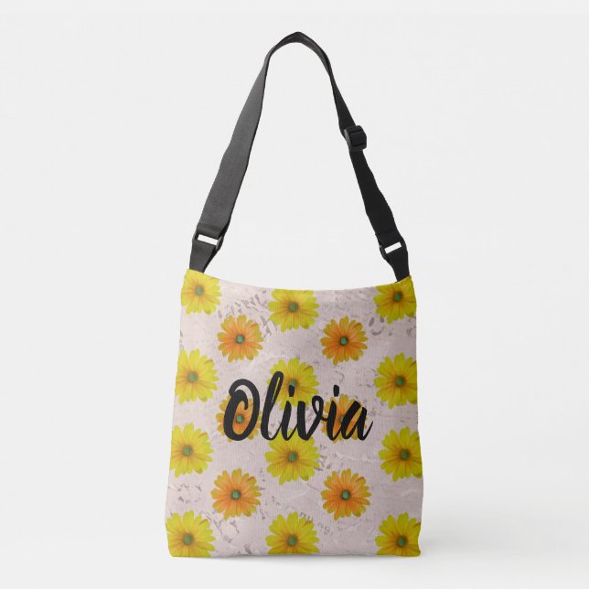 Sac Ajustable Daisy floral bouquet (Devant)