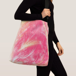 Sac Ajustable Dandelions Abstraits et lucioles Rouge Jaune