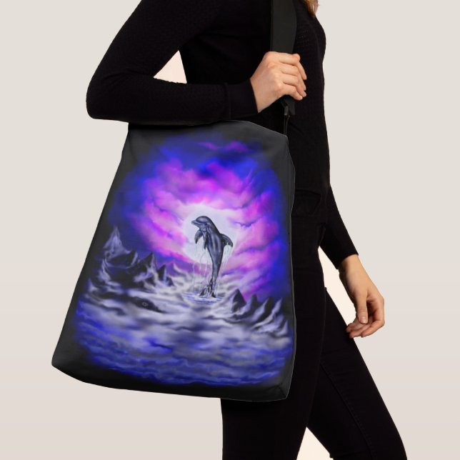 Sac Ajustable Dauphin clair de lune (De près)