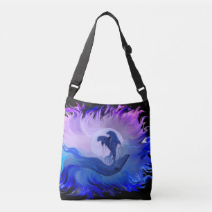 Sac Ajustable Dauphins dans le clair de lune