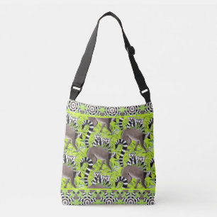 Sac Ajustable De mignons lémuriens à queue ronde dans une for