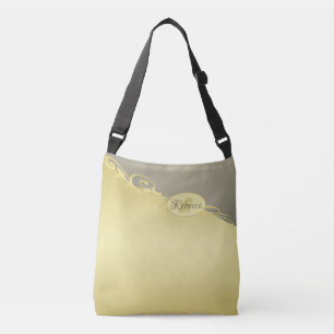 Sac Ajustable Décor de luxe sur or & argent, Monogramme