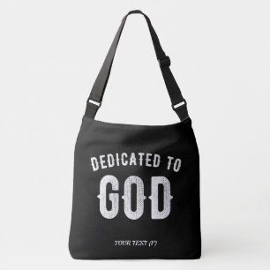 SAC AJUSTABLE DÉDIÉ À DIEU PERSONNALISABLE COOL TEXTE BLANC