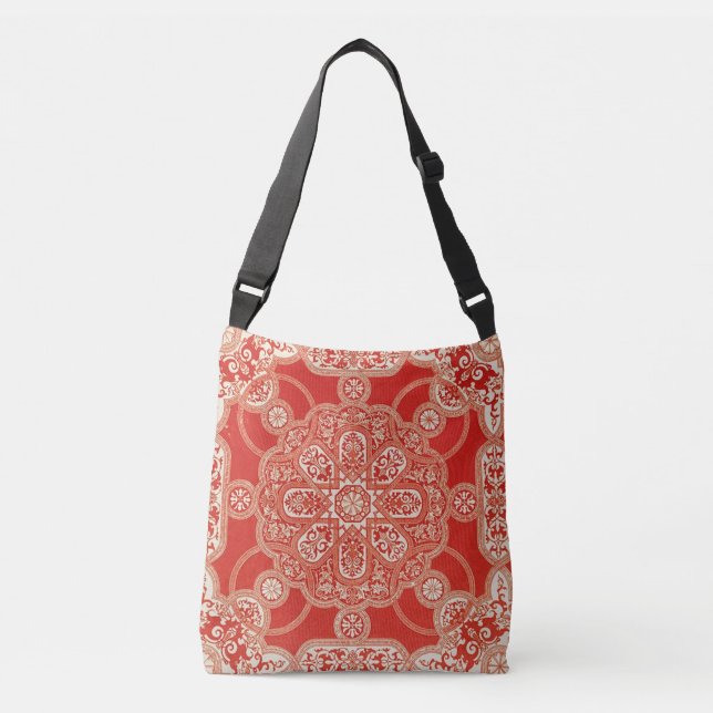 Sac Ajustable Dentelle antique Mandala Design géométrique (Devant)