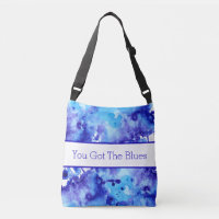 Design d'aquarelle bleu Abstrait